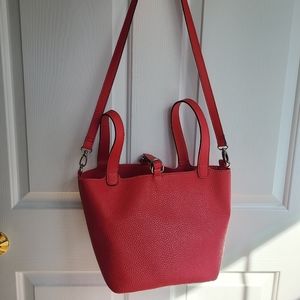 Pink Louenhide Purse - Basket style